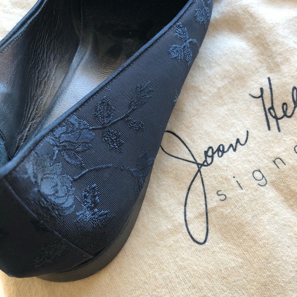 Beautiful Vintage Joan & David / Joan Helpern Signature Shoes, Black 9.5 B - Picture 4 of 13